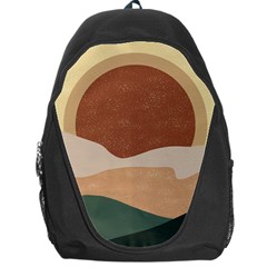 Sunrise Sunset Desert Wall Art Backpack Bag by Bedest