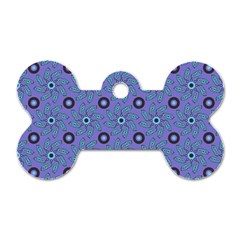 Floral Seamless Pattern Dog Tag Bone (one Side) by Ket1n9