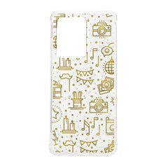 Birthday Party Seamless Pattern Gold Party Decor Elements Birthday Cake Gift Confetti Festive Event Samsung Galaxy S20 Ultra 6 9 Inch Tpu Uv Case by Ket1n9