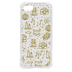 Birthday Party Seamless Pattern Gold Party Decor Elements Birthday Cake Gift Confetti Festive Event Iphone Se by Ket1n9