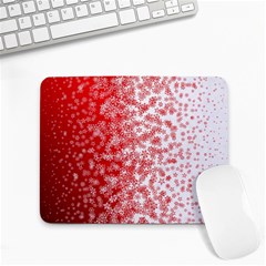 Christmas New Year Snowflake Deer Small Mousepad by Ndabl3x