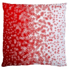 Christmas New Year Snowflake Deer Standard Premium Plush Fleece Cushion Case (two Sides) by Ndabl3x