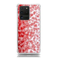 Christmas New Year Snowflake Deer Samsung Galaxy S20 Ultra 6 9 Inch Tpu Uv Case by Ndabl3x