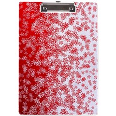 Christmas New Year Snowflake Deer A4 Acrylic Clipboard by Ndabl3x