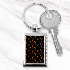 Abstract Art Pattern Warm Colors Key Chain (rectangle) by Ndabl3x