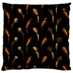 Abstract Art Pattern Warm Colors Standard Premium Plush Fleece Cushion Case (Two Sides) Front