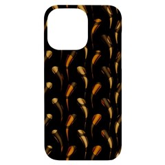 Abstract Art Pattern Warm Colors Iphone 14 Pro Max Black Uv Print Case by Ndabl3x