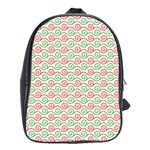 Spiral Geometry Pattern School Bag (Large) Front