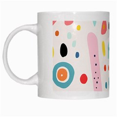 Abstract Seamless Colorful Pattern White Mug by Ndabl3x