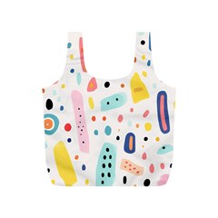 Abstract Seamless Colorful Pattern Full Print Recycle Bag (s) by Ndabl3x