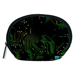 Circuits Circuit Board Green Technology Accessory Pouch (medium)