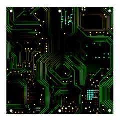 Circuits Circuit Board Green Technology Banner And Sign 4  X 4 