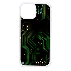 Circuits Circuit Board Green Technology Iphone 13 Mini Tpu Uv Print Case by Ndabl3x