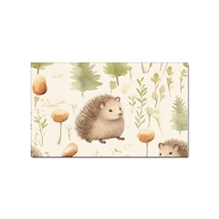 Hedgehog Mushroom Sticker Rectangular (100 Pack) by Ndabl3x