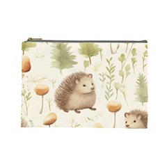 Hedgehog Mushroom Cosmetic Bag (large)