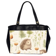 Hedgehog Mushroom Oversize Office Handbag (2 Sides) by Ndabl3x