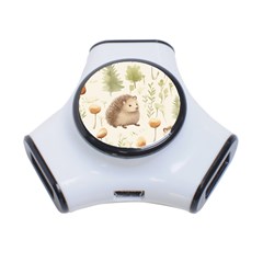 Hedgehog Mushroom 3-port Usb Hub