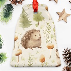 Hedgehog Mushroom Ornament (bell) by Ndabl3x