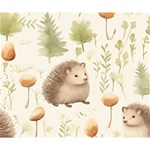 Hedgehog Mushroom Deluxe Canvas 14  x 11  (Stretched) 14  x 11  x 1.5  Stretched Canvas