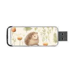 Hedgehog Mushroom Portable Usb Flash (one Side) by Ndabl3x