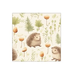 Hedgehog Mushroom Satin Bandana Scarf 22  X 22  by Ndabl3x