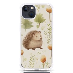 Hedgehog Mushroom Iphone 13 Tpu Uv Print Case by Ndabl3x