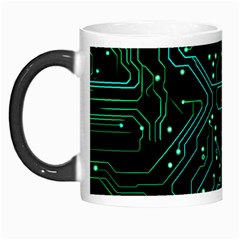 Circuits Circuit Board Green Morph Mug by Ndabl3x