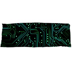 Circuits Circuit Board Green Body Pillow Case Dakimakura (two Sides) by Ndabl3x