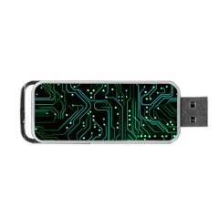 Circuits Circuit Board Green Portable Usb Flash (two Sides) by Ndabl3x