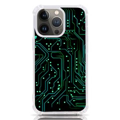 Circuits Circuit Board Green Iphone 13 Pro Tpu Uv Print Case by Ndabl3x