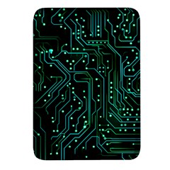 Circuits Circuit Board Green Rectangular Glass Fridge Magnet (4 Pack) by Ndabl3x