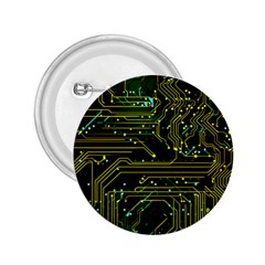 Circuits Circuit Board Yelow 2 25  Buttons by Ndabl3x