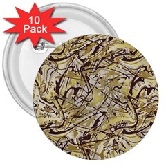 Marble Texture Pattern Seamless 3  Buttons (10 pack) 