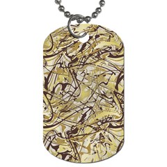 Marble Texture Pattern Seamless Dog Tag (One Side)