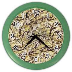 Marble Texture Pattern Seamless Color Wall Clock