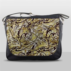 Marble Texture Pattern Seamless Messenger Bag by Ndabl3x