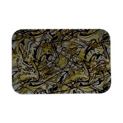 Marble Texture Pattern Seamless Open Lid Metal Box (Silver)  