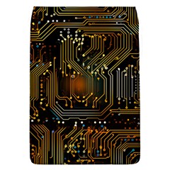 Circuits Circuit Board Orange Technology Removable Flap Cover (l) by Ndabl3x