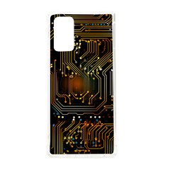 Circuits Circuit Board Orange Technology Samsung Galaxy Note 20 Tpu Uv Case