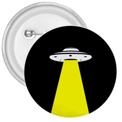 Ufo Flying Saucer Extraterrestrial 3  Buttons by Cendanart