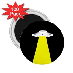 Ufo Flying Saucer Extraterrestrial 2 25  Magnets (100 Pack)  by Cendanart