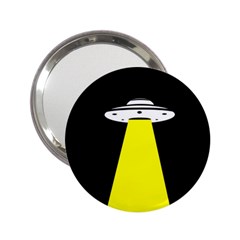 Ufo Flying Saucer Extraterrestrial 2 25  Handbag Mirrors by Cendanart