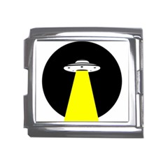 Ufo Flying Saucer Extraterrestrial Mega Link Italian Charm (18mm) by Cendanart