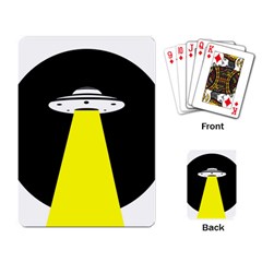 Ufo Flying Saucer Extraterrestrial Playing Cards Single Design (rectangle) by Cendanart