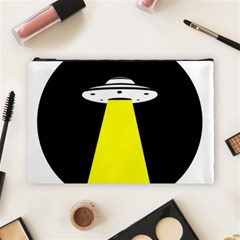 Ufo Flying Saucer Extraterrestrial Cosmetic Bag (large) by Cendanart