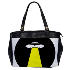 Ufo Flying Saucer Extraterrestrial Oversize Office Handbag by Cendanart