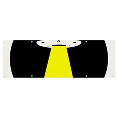 Ufo Flying Saucer Extraterrestrial Banner And Sign 12  X 4  by Cendanart