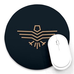 Eagle Bird Round Mousepad by Cendanart