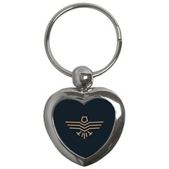 Eagle Bird Key Chain (heart) by Cendanart