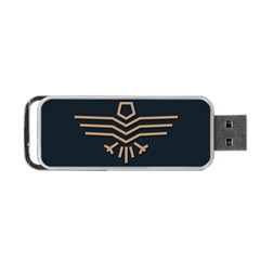 Eagle Bird Portable Usb Flash (one Side) by Cendanart